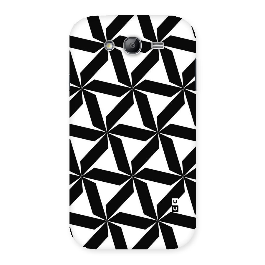 Black White Fan Design Back Case for Galaxy Grand Neo Plus