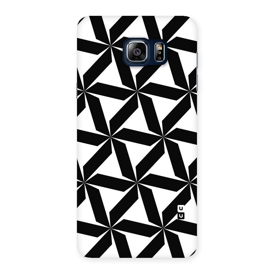 Black White Fan Design Back Case for Galaxy Note 5