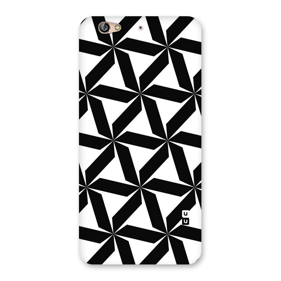 Black White Fan Design Back Case for Gionee S6