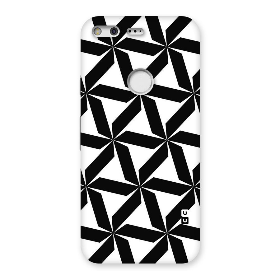 Black White Fan Design Back Case for Google Pixel