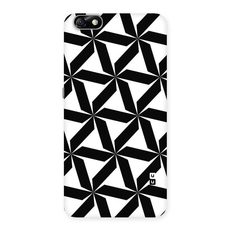 Black White Fan Design Back Case for Honor 4X