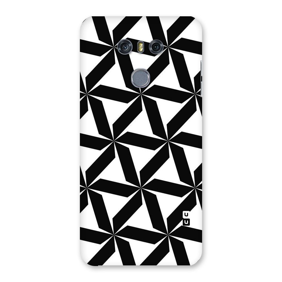 Black White Fan Design Back Case for LG G6