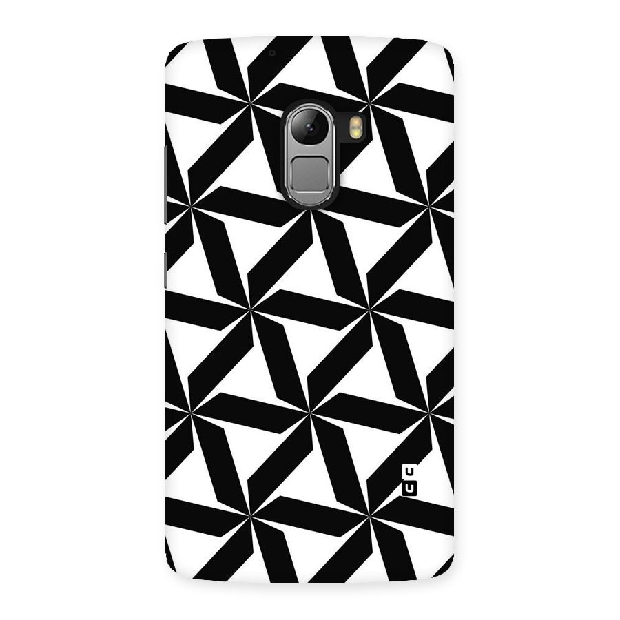 Black White Fan Design Back Case for Lenovo K4 Note