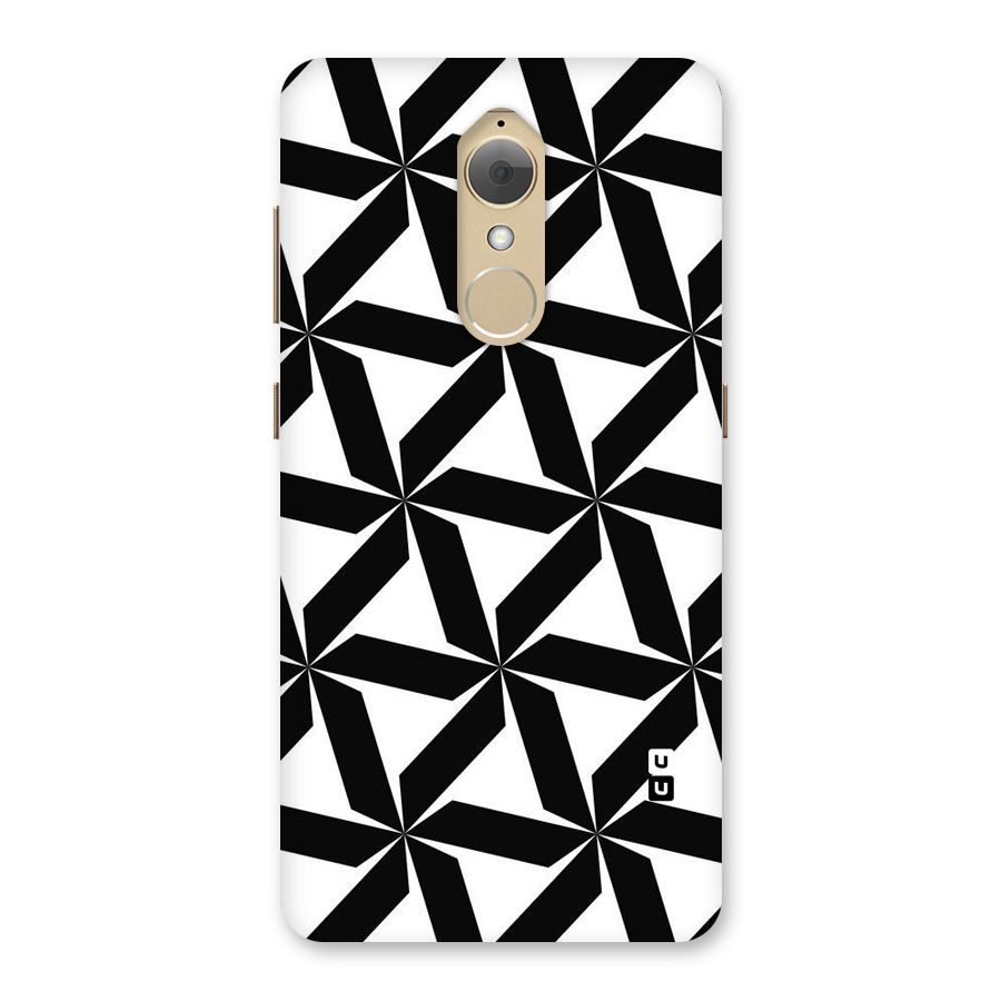 Black White Fan Design Back Case for Lenovo K8
