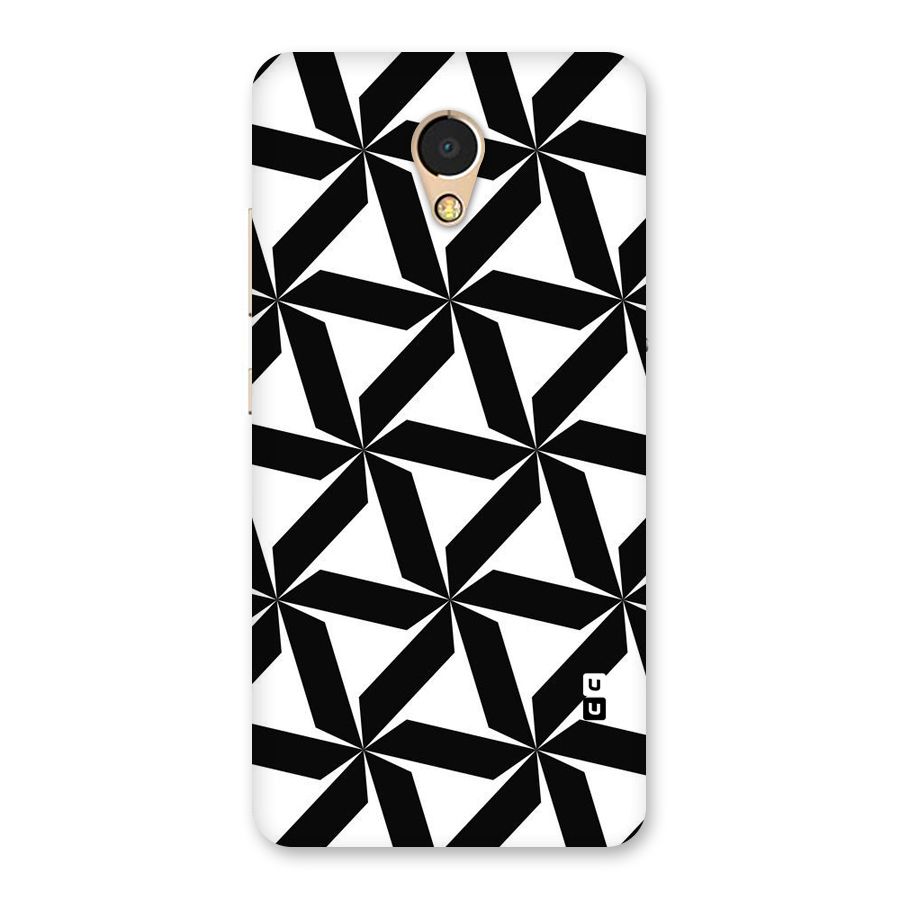 Black White Fan Design Back Case for Lenovo P2