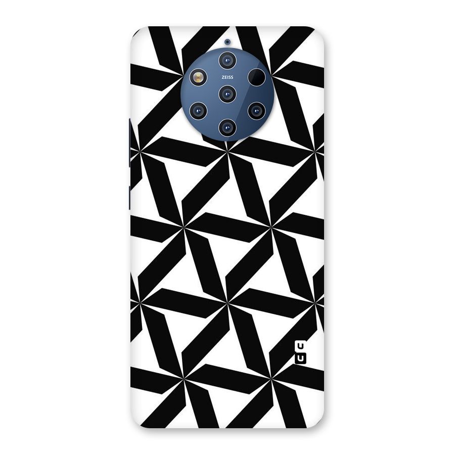Black White Fan Design Back Case for Nokia 9 PureView