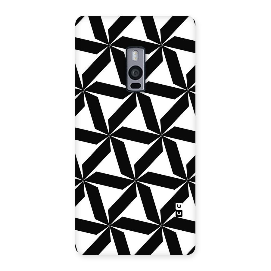 Black White Fan Design Back Case for OnePlus Two