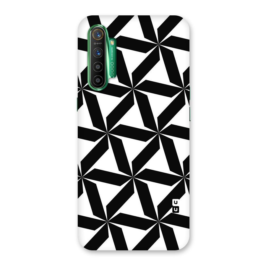 Black White Fan Design Back Case for Realme X2