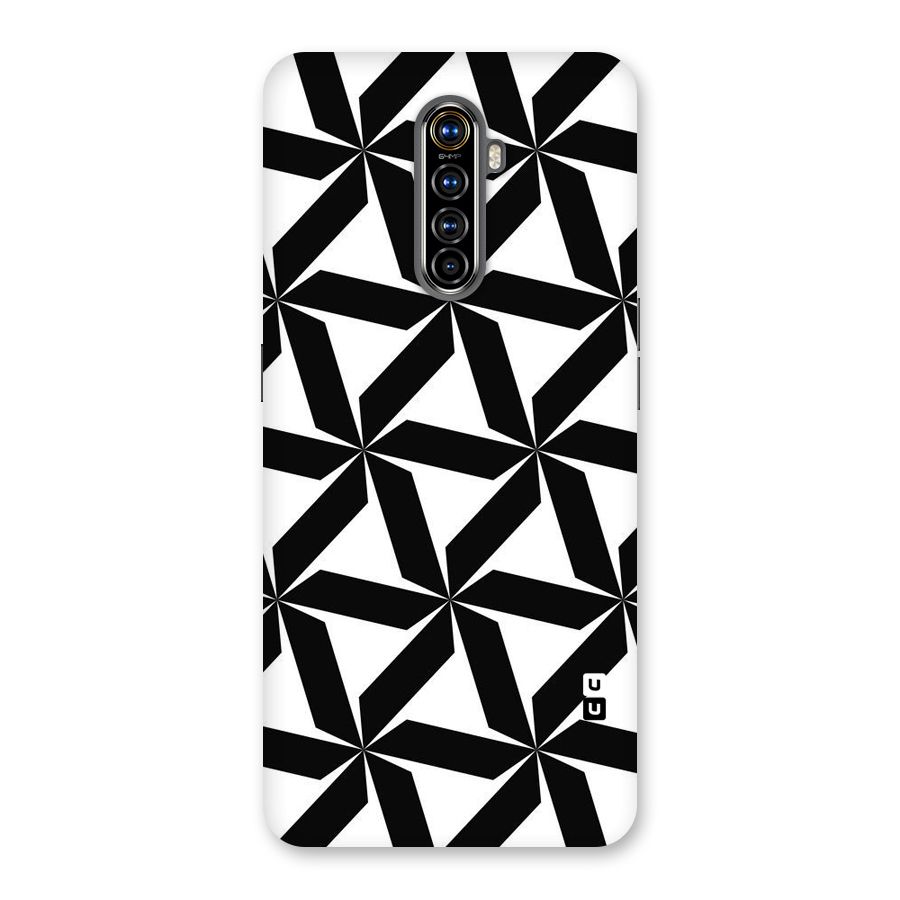 Black White Fan Design Back Case for Realme X2 Pro