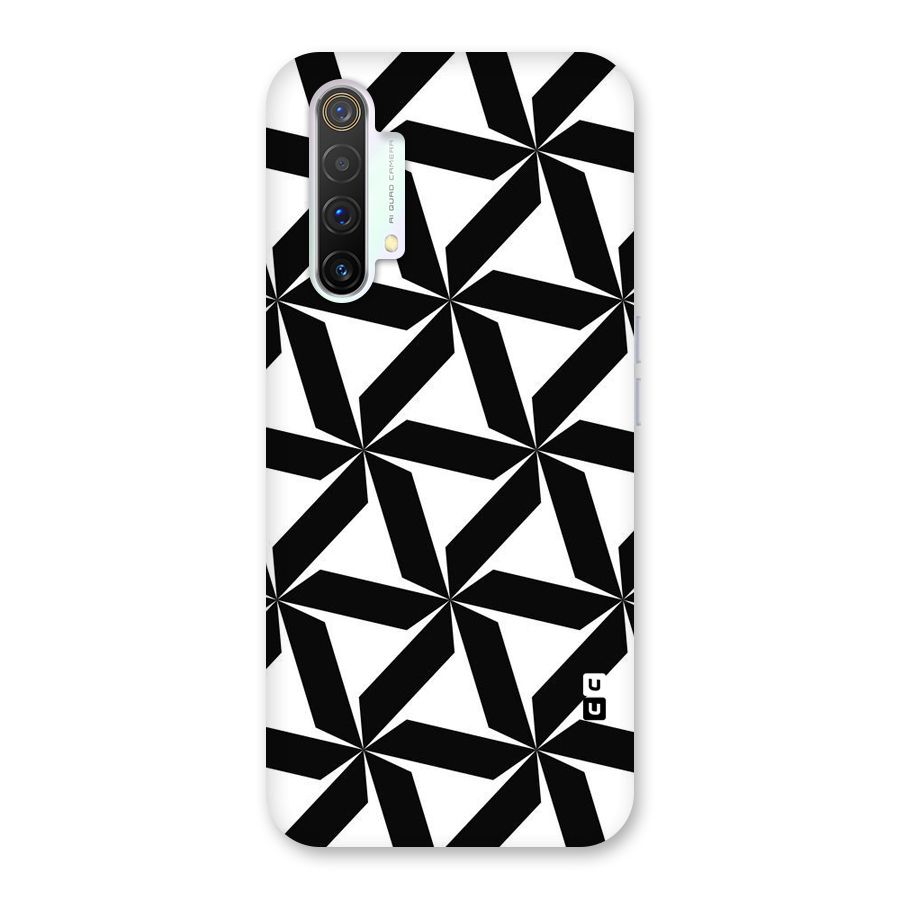 Black White Fan Design Back Case for Realme X3 SuperZoom