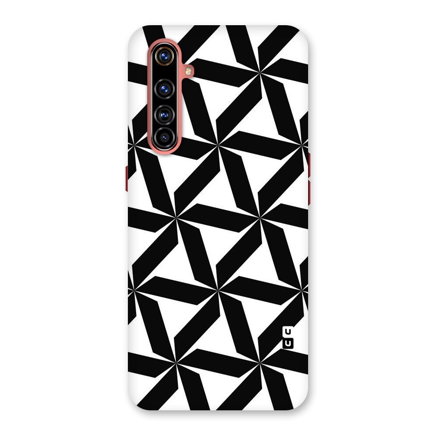Black White Fan Design Back Case for Realme X50 Pro