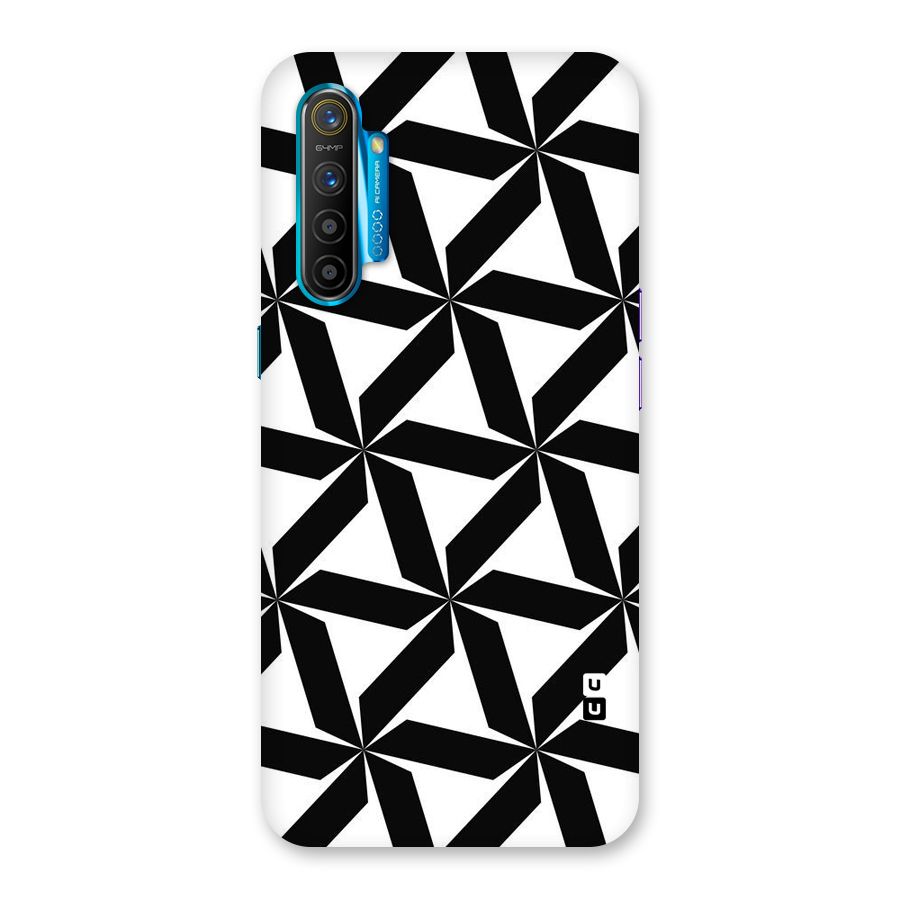 Black White Fan Design Back Case for Realme XT