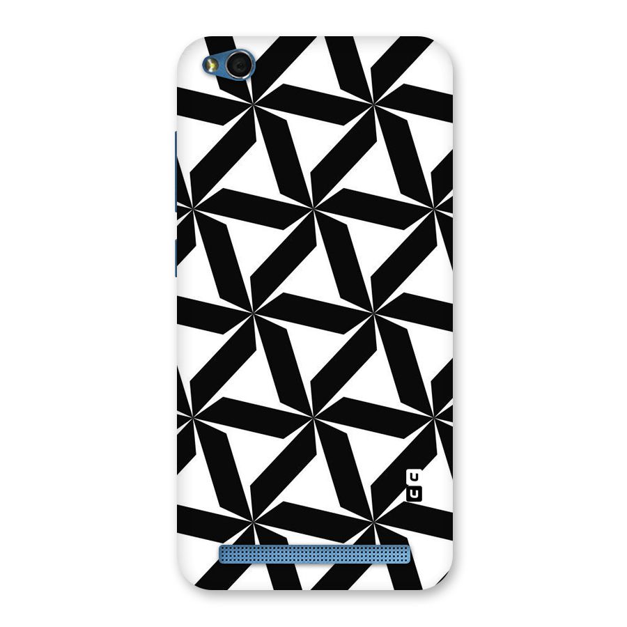 Black White Fan Design Back Case for Redmi 5A