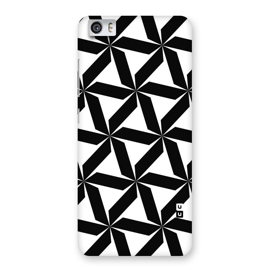 Black White Fan Design Back Case for Xiaomi Redmi Mi5