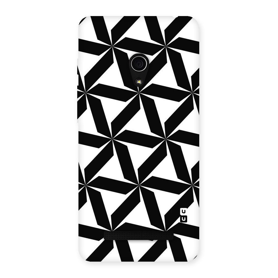 Black White Fan Design Back Case for Zenfone 5