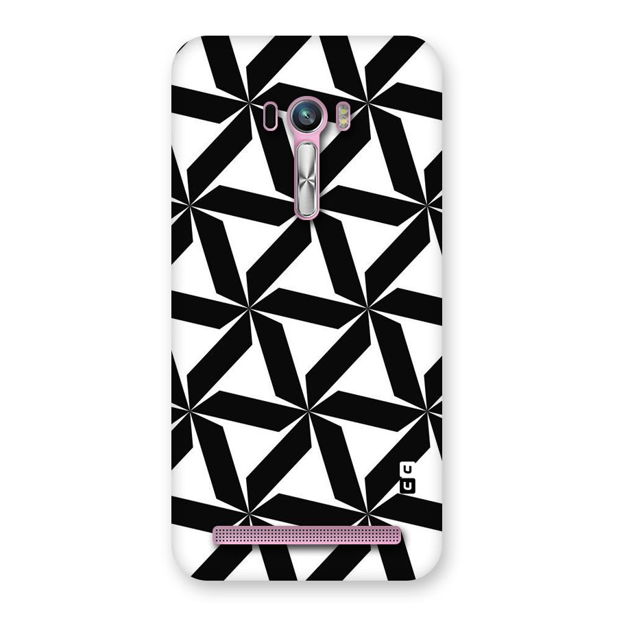 Black White Fan Design Back Case for Zenfone Selfie