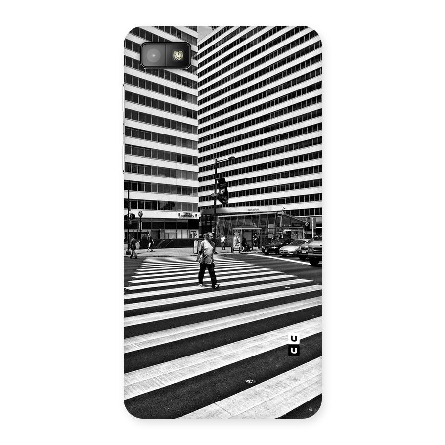 Black White Perspective Back Case for Blackberry Z10