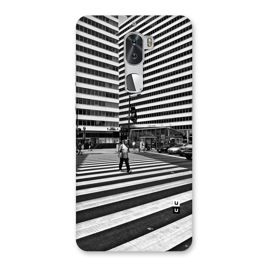 Black White Perspective Back Case for Coolpad Cool 1