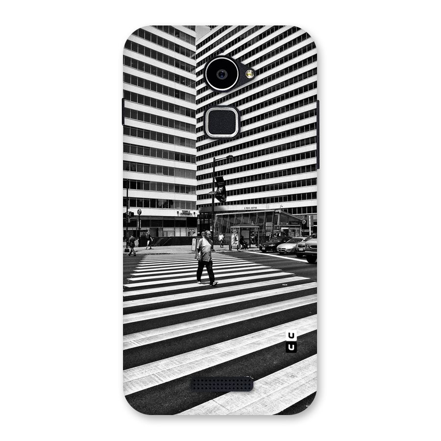 Black White Perspective Back Case for Coolpad Note 3 Lite