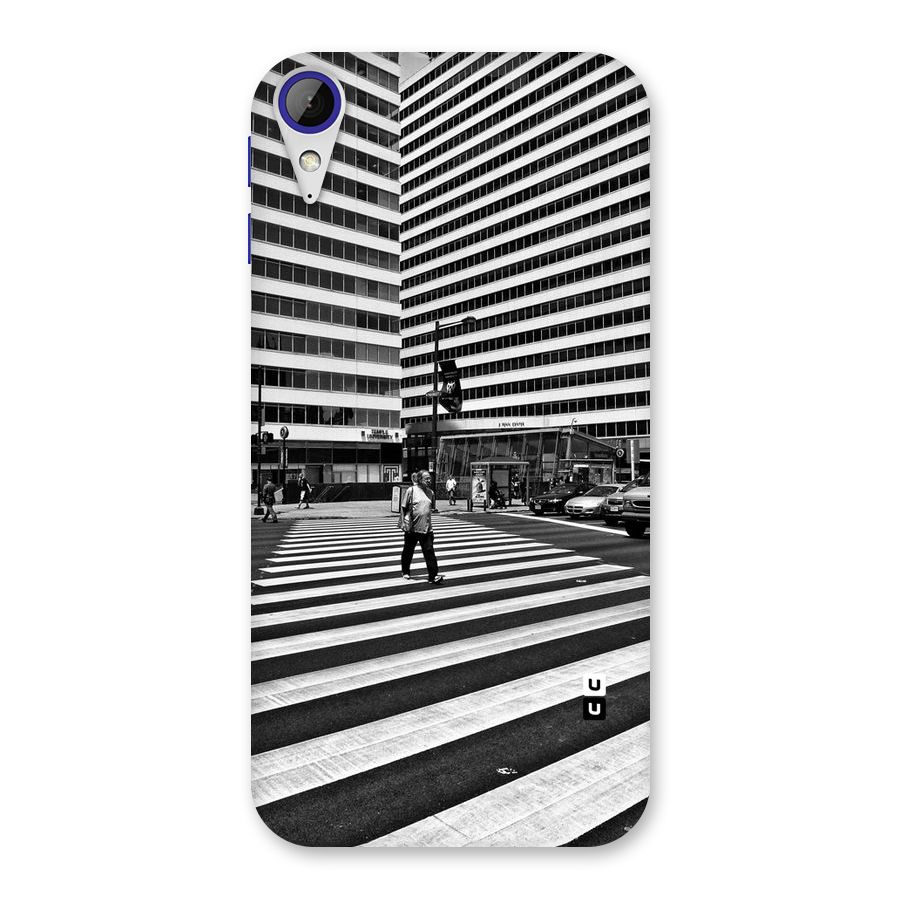 Black White Perspective Back Case for Desire 830