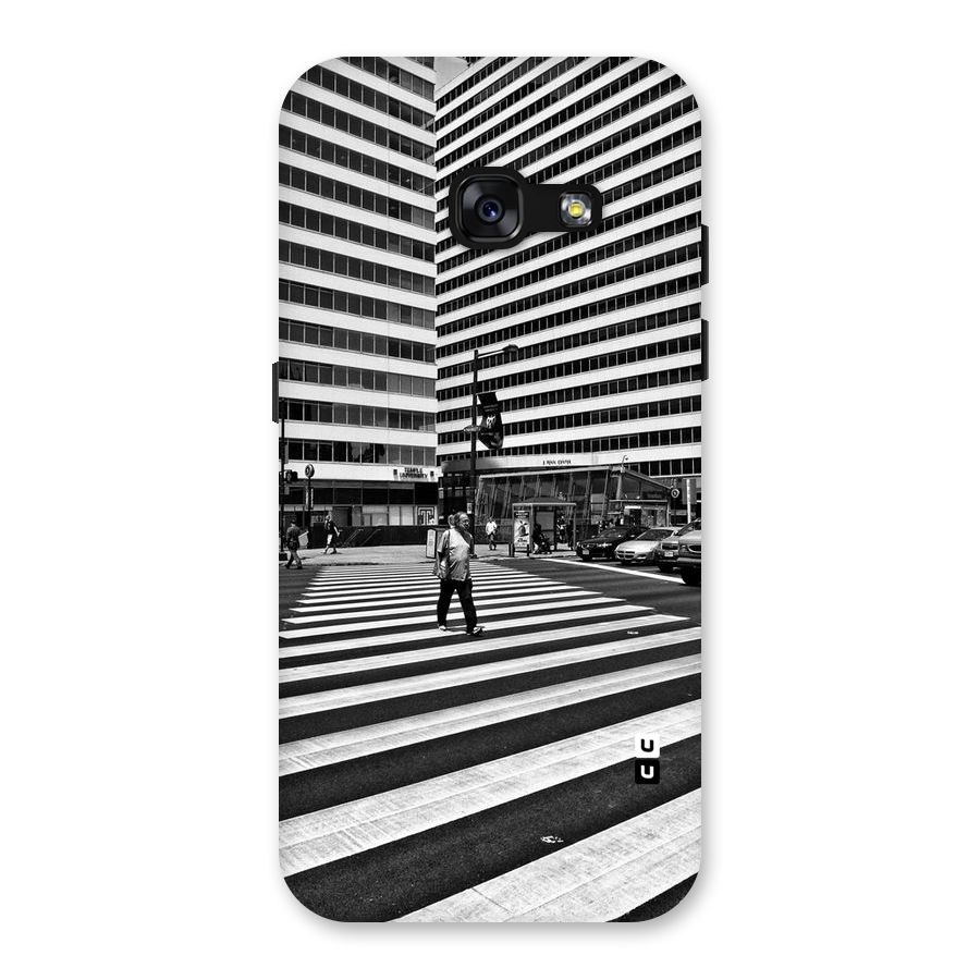 Black White Perspective Back Case for Galaxy A3 (2017)