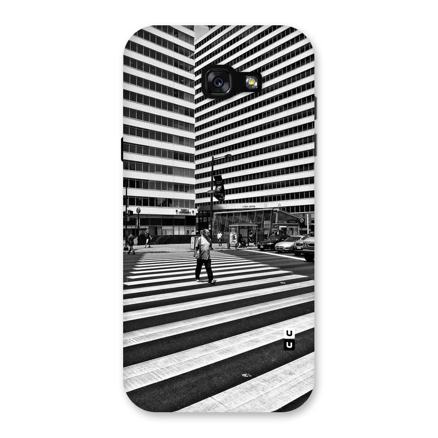 Black White Perspective Back Case for Galaxy A7 (2017)