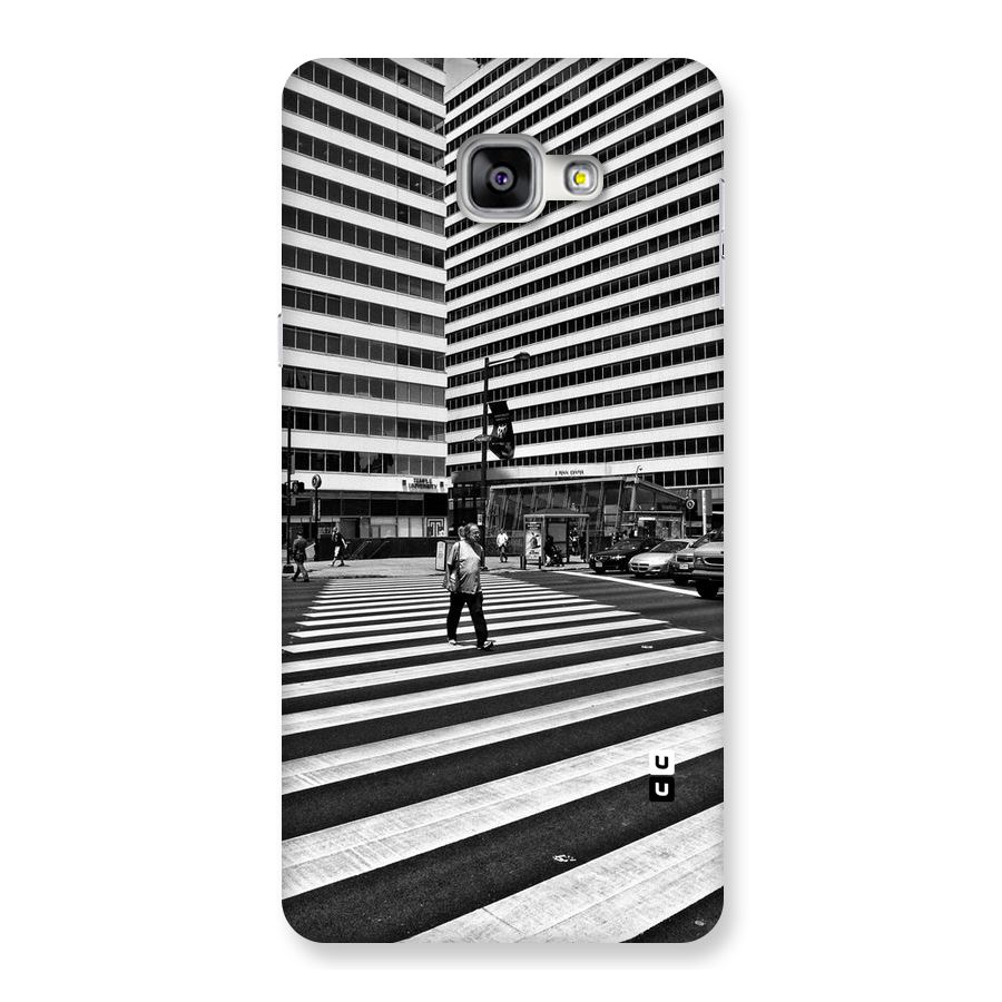 Black White Perspective Back Case for Galaxy A9