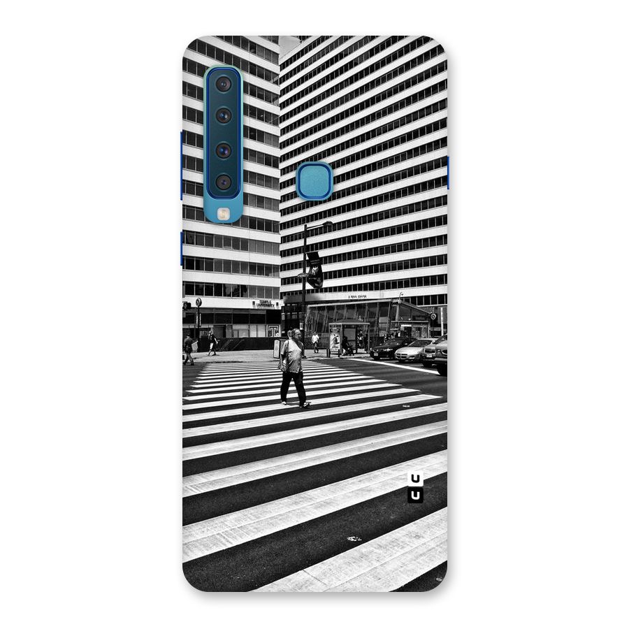 Black White Perspective Back Case for Galaxy A9 (2018)