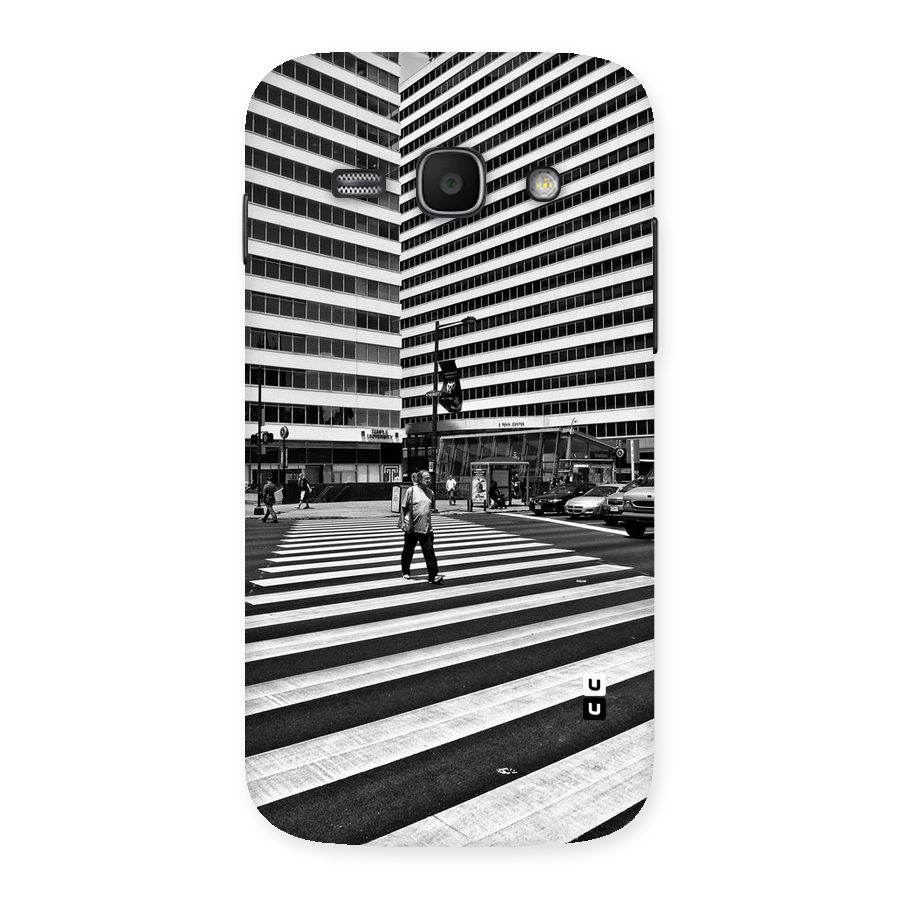 Black White Perspective Back Case for Galaxy Ace 3
