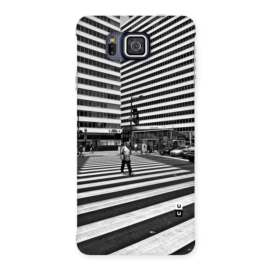 Black White Perspective Back Case for Galaxy Alpha