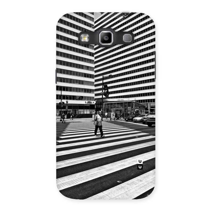 Black White Perspective Back Case for Galaxy Grand Quattro