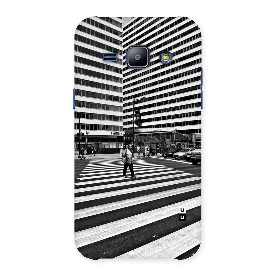 Black White Perspective Back Case for Galaxy J1