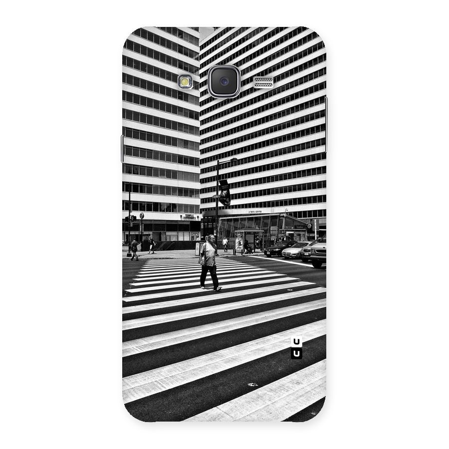 Black White Perspective Back Case for Galaxy J7