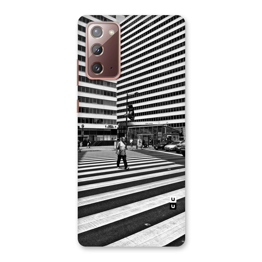 Black White Perspective Back Case for Galaxy Note 20