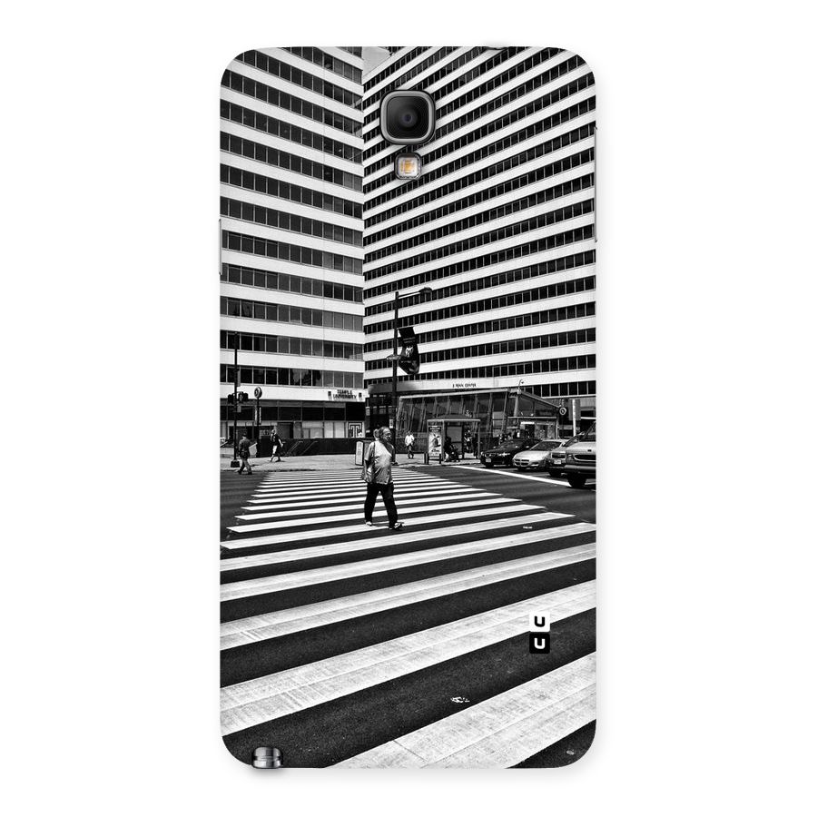 Black White Perspective Back Case for Galaxy Note 3 Neo
