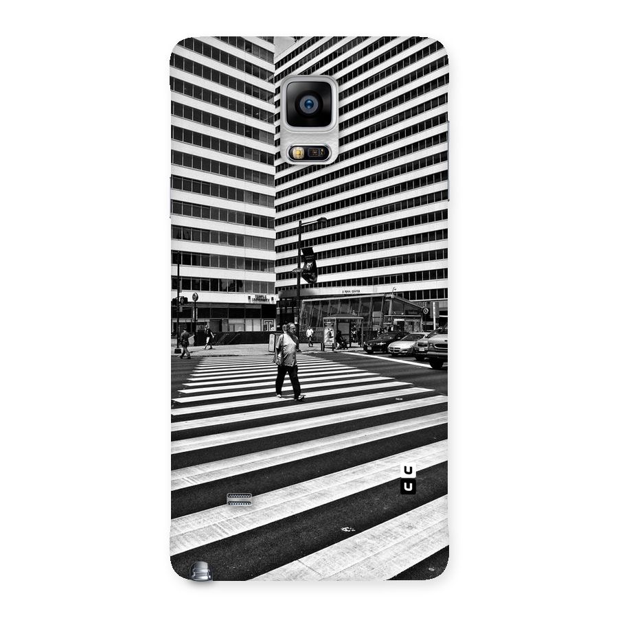 Black White Perspective Back Case for Galaxy Note 4