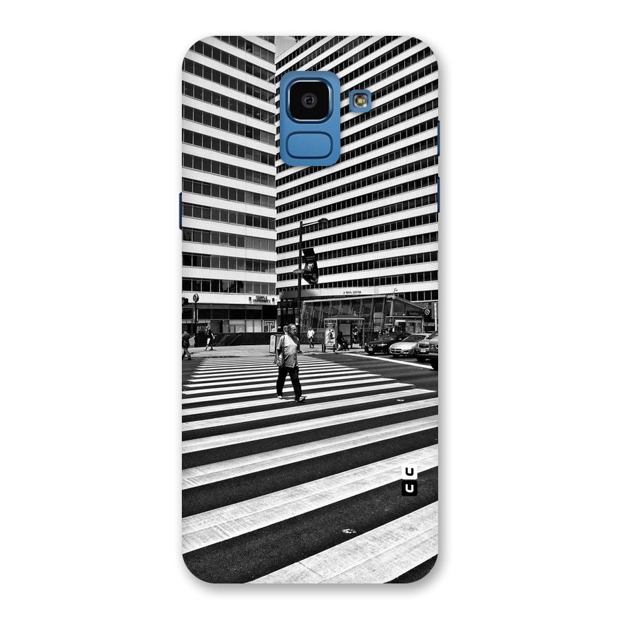 Black White Perspective Back Case for Galaxy On6