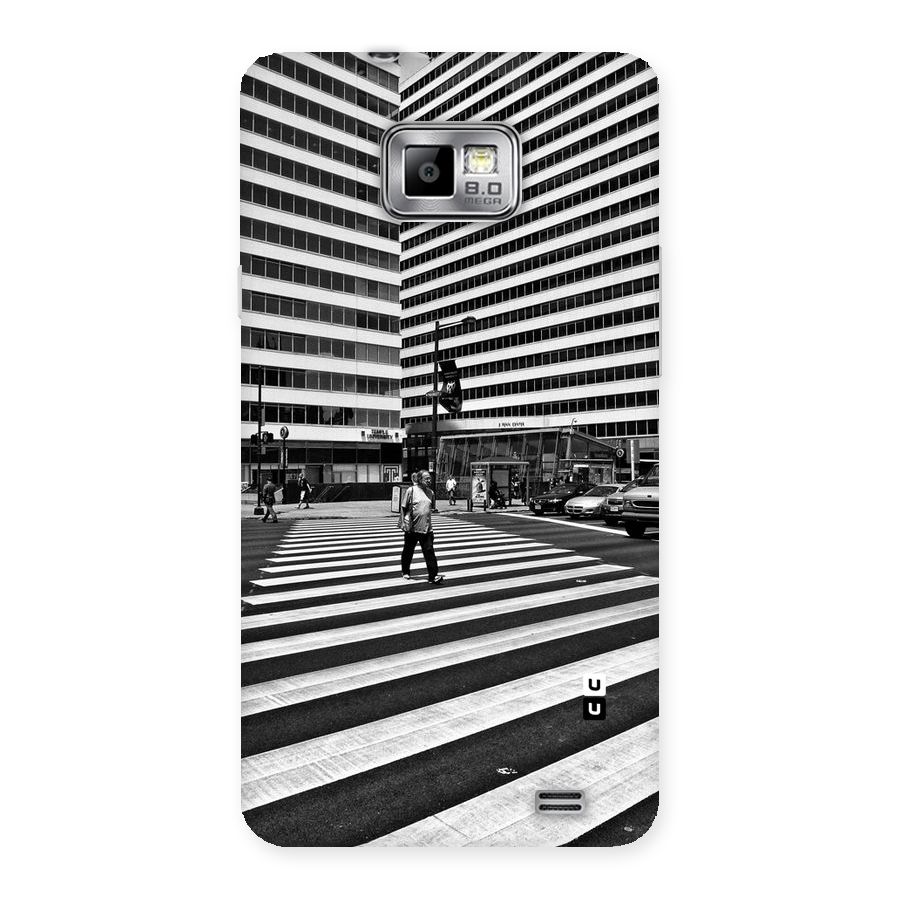 Black White Perspective Back Case for Galaxy S2