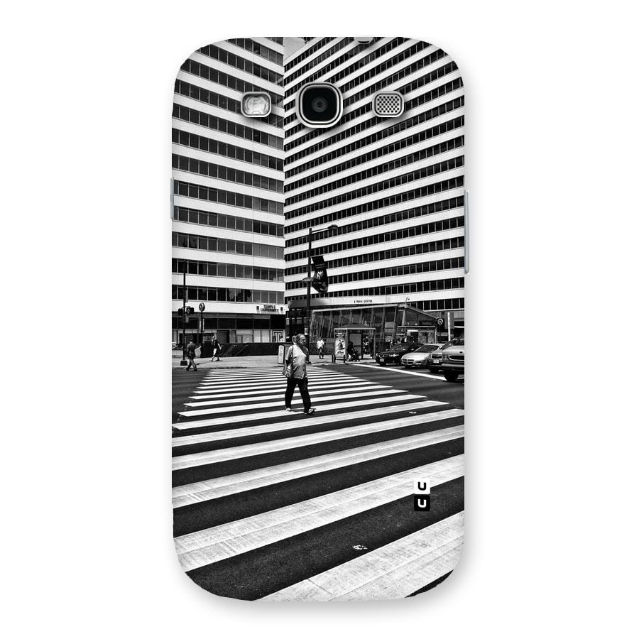 Black White Perspective Back Case for Galaxy S3
