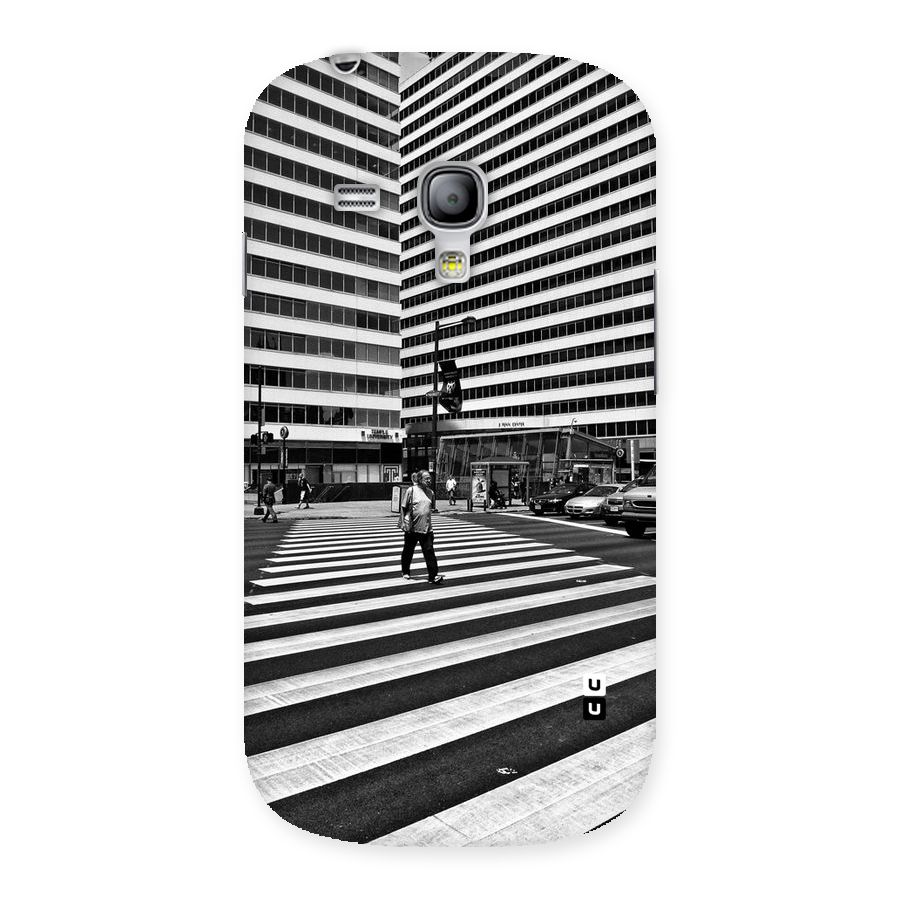 Black White Perspective Back Case for Galaxy S3 Mini