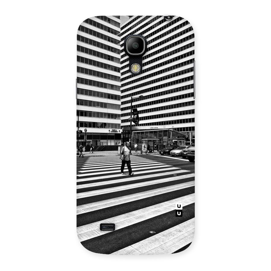 Black White Perspective Back Case for Galaxy S4 Mini