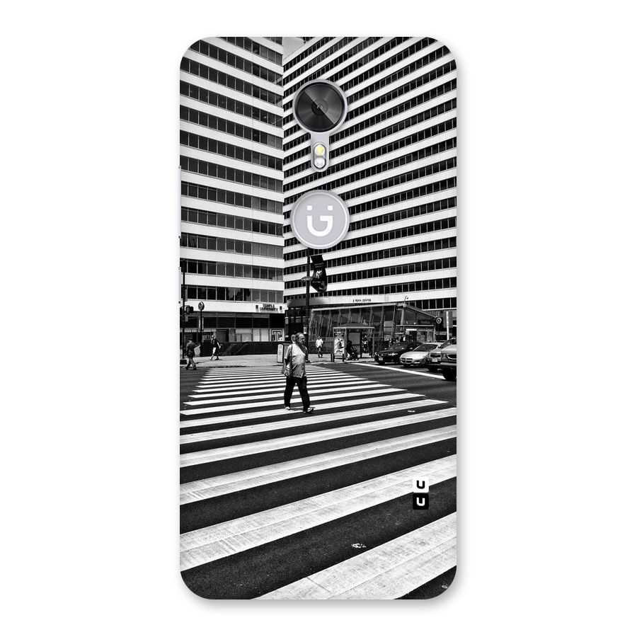Black White Perspective Back Case for Gionee A1