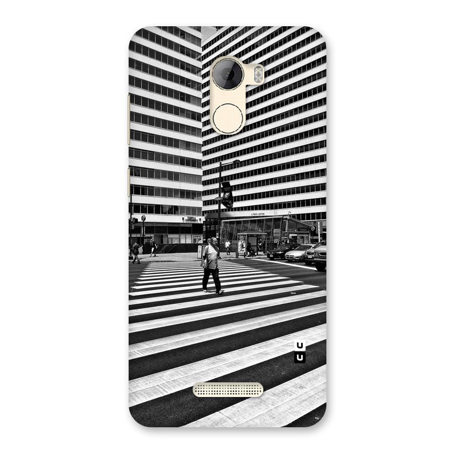 Black White Perspective Back Case for Gionee A1 LIte