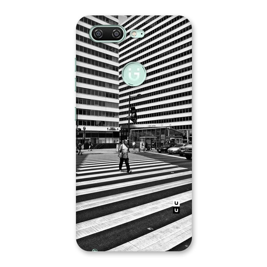 Black White Perspective Back Case for Gionee S10