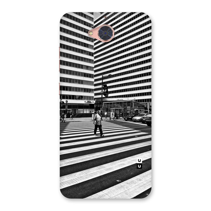 Black White Perspective Back Case for Gionee S6 Pro