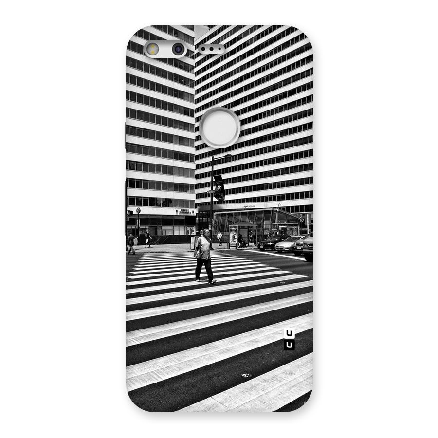 Black White Perspective Back Case for Google Pixel