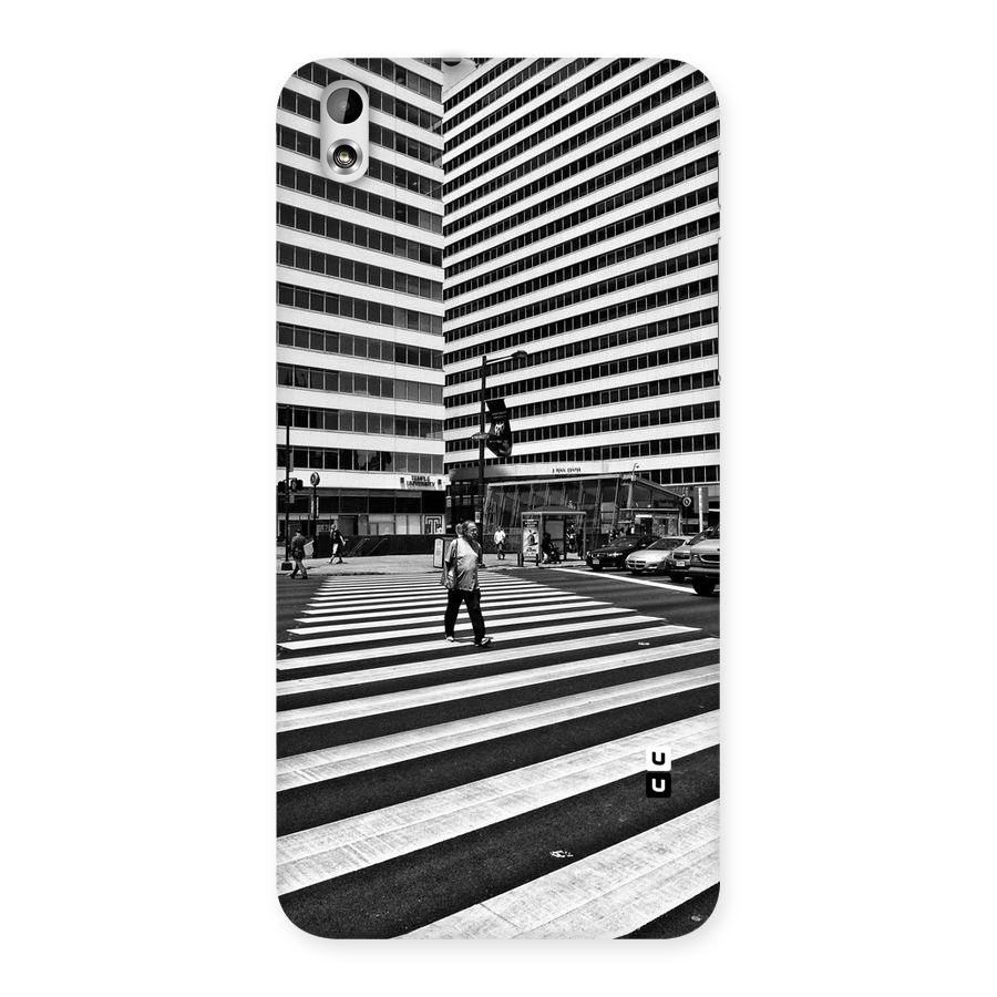 Black White Perspective Back Case for HTC Desire 816g