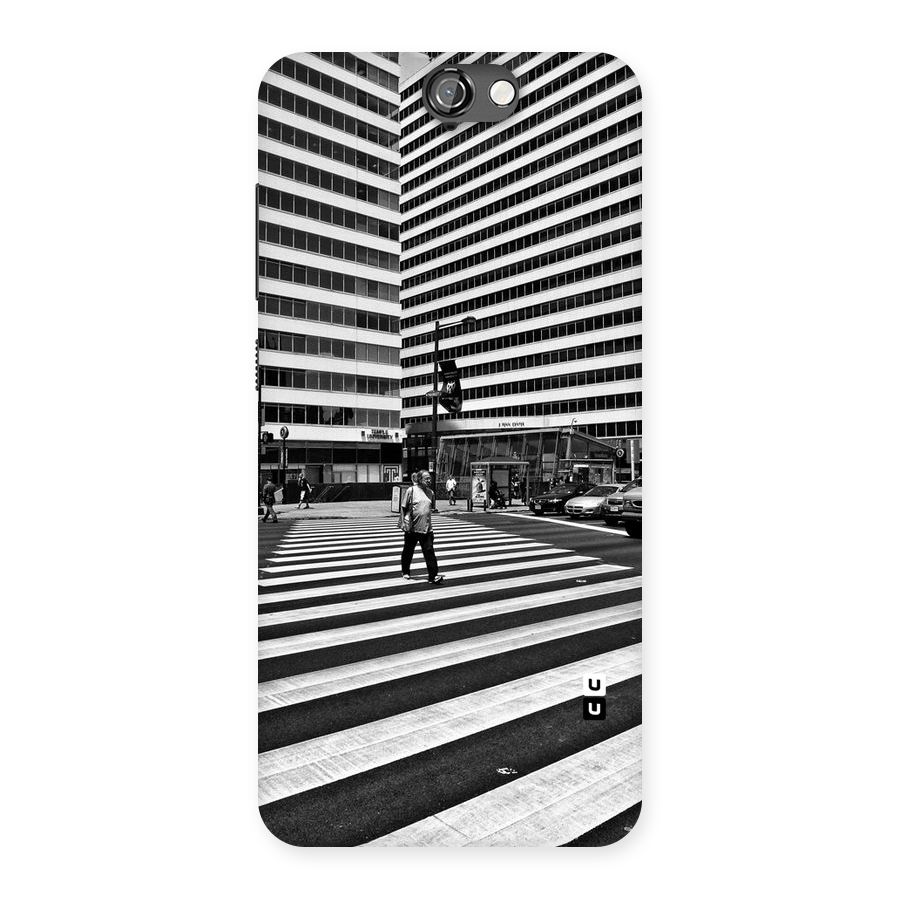 Black White Perspective Back Case for HTC One A9