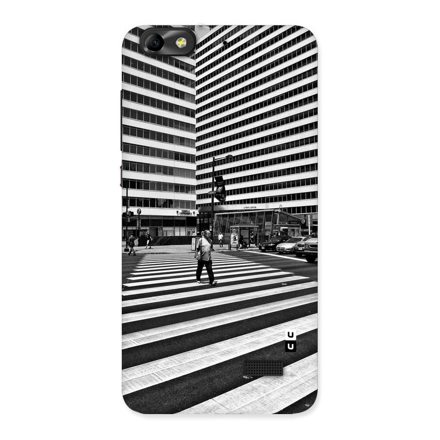 Black White Perspective Back Case for Honor 4C
