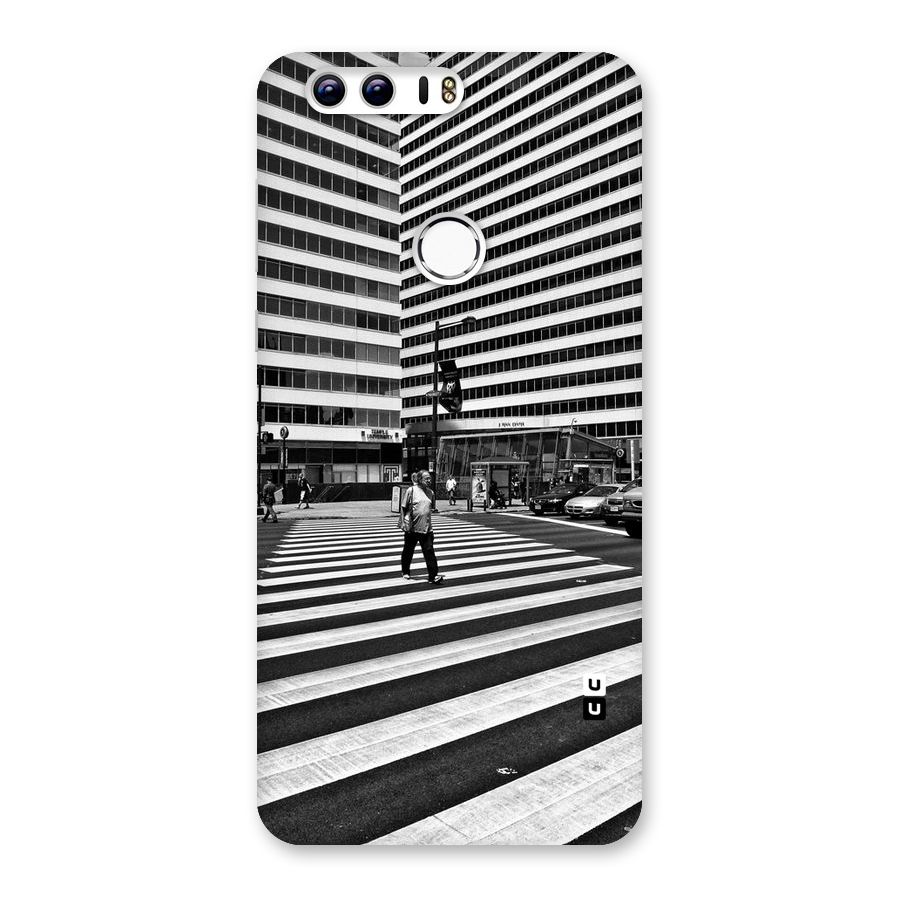 Black White Perspective Back Case for Honor 8